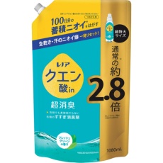 【411606】レノア クエン酸in 超消臭 すすぎ消臭剤 フレッシュグリーン 超特大 詰め替え 1080mL