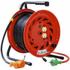 【RND-E20S】NICHIDO 電工ドラム 100V びっくリール アース付 20m