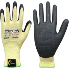 【591S-12P-10XL】トワロン まとめ買い 耐切創手袋 アクティブグリップアドバンスKEV-S 10/XL (12双入)