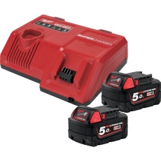 【M12-18 NRG-502SC】milwaukee M18 (2) 5.0Ah SCスタートキット