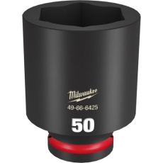 【49-66-6425】milwaukee SHOCKWAVE IMPACT DUTY ディープインパクトソケット 3/4インチ(19mm)角 50mm
