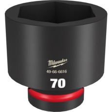 【49-66-6616】milwaukee SHOCKWAVE IMPACT DUTY インパクトソケット 1インチ(25.4mm)角 70mm