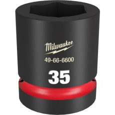 【49-66-6600】milwaukee SHOCKWAVE IMPACT DUTY インパクトソケット 1インチ(25.4mm)角 35mm