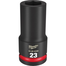 【49-66-6398】milwaukee SHOCKWAVE IMPACT DUTY ディープインパクトソケット 3/4インチ(19mm)角 23mm