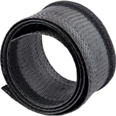 【WKSTNCMFLX】ケーブル収納カバー/3m/直径3cm/ポリエステル編組メッシュ素材/DIY切断可能/ケーブル配線保護チューブ