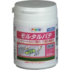 【304155】アサヒペン モルタルパテ225MLS017グレー系