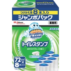 【369302】ジョンソン スクラビングバブル トイレスタンプクリーナー フレッシュソープ 替え8本入りジャンボパック 業務用
