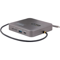 【102B-USBC-MULTIPORT】マルチポートアダプター/USB-C/2画面/4K60Hz HDMI/100W PD/2x USBハブ/有線LAN/SD