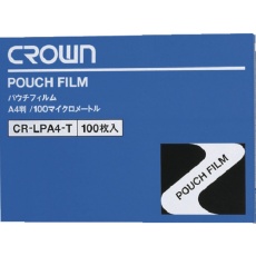 【CR-LPA4-T】CROWN パウチフィルム A4 (100枚入)【21041】
