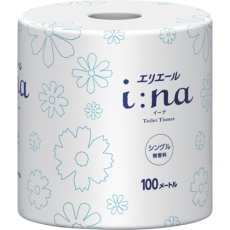 【21001140】エリエール i:naトイレットティシューシングル100m個包装・無香料(21000442/)