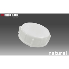 【111-7370101】KOKUGO 積み重ねられるポリエチレン製タンク BROX-TANK20L用キャップ (ナチュラル)