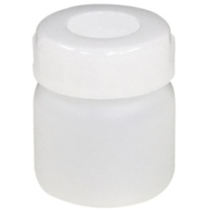 【101-5840202】KOKUGO PE広口瓶 白 50ml