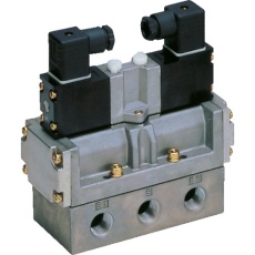 【4F420-10-DC24V】CKD パイロット式5ポート弁セレックスバルブ