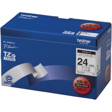 【TZE-251V】brother Tzeテープ 黒文字/白地 /24mm (お徳用パック5個入)