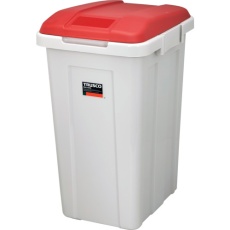 【TRJ01A】TRUSCO Rジョイント分別ボックス 45L フタ色レッド(赤色)