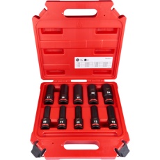 【4932480457】milwaukee SHOCKWAVE IMPACT DUTY ディープインパクトソケット 1/2インチ(12.7mm)角 10PCS セット