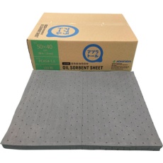 【PCA54-1.5】JOHNAN 油吸収材 アブラトール シート 50×40×0.15cm 100枚入(油水兼用)