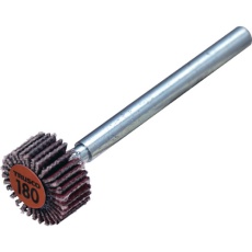 【TCF1005-CE-180】TRUSCO セラミックフラップホイール 軸径3mm #180 外径10×幅5×軸長30 (10個入)