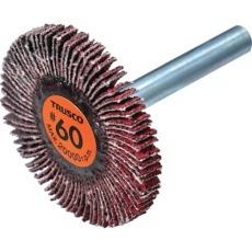 【TCF4005-CE-60】TRUSCO セラミックフラップホイール 軸径6mm #60 外径40×幅5×軸長40 (5個入)