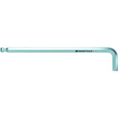 【212L-10】ボール付ロング六角棒レンチ 対辺寸法10 全長220