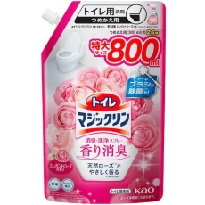 【424945】Kao トイレマジックリン消臭・洗浄スプレー 香り消臭 エレガントローズの香り つめかえ用 800ml