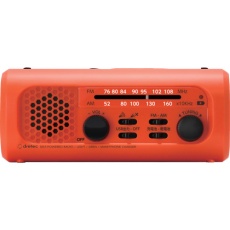 【PR-323OR】dretec さすだけ充電ラジオライト3