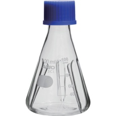 【BNSF-100-SCI】HARIO バッフル付きねじ口三角フラスコ 100mL
