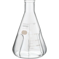 【BSF-3L-SCI】HARIO バッフル付き三角フラスコ3000ml