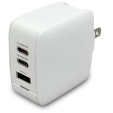 【AKJ-65WPD】air-J ACアダプター65W Type-C PD20W X2ポート AポートQC型