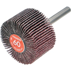 【EF4025-60】TRUSCO エコノミーフラップホイール 軸径6mm 外径40X幅25X軸長35 #60(5個入)