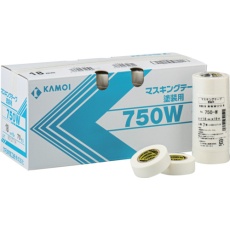 【NO.750W-12】カモ井 マスキングテープ塗装用 NO.750W 12mm(10巻入り)