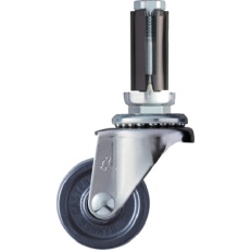【4202EU-U40】ハンマー EUシリーズ パイプ差込み 自在 エラストマー車 40mm