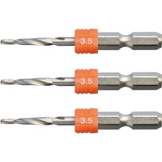 【AGKS3-035】アネックス グリップ付下穴錐ショート 3本組 3.5mm