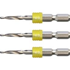 【AGKS3-040】アネックス グリップ付下穴錐ショート 3本組 4mm
