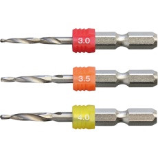 【AGKS3-3354】アネックス グリップ付下穴錐ショート 3本組 3/3.5/4mm
