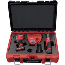 【M12 FPP2H-5252P JP】milwaukee M12FUELパワーパック(インパクトレンチ、3/8インチハイスピードラチェットレンチ)