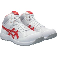 【1273A091.100-26.0】ASICS ウィンジョブ CP218 ホワイト/クラシックレッド 26.0cm