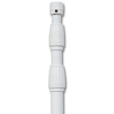 【AM-FL383WH】ジャストCorp. 標準のぼり用ショートポール(3m)【白】