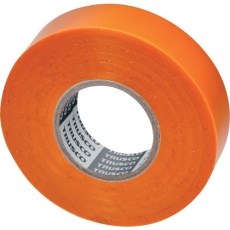 【GJ2110OR1P】TRUSCO 脱鉛タイプビニールテープ 19mmX10m オレンジ 1巻入り