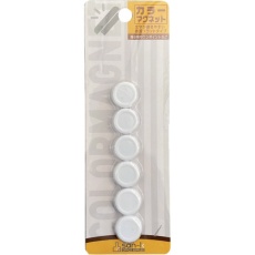 【CMRS-20-WH】サンケー カラーマグネット 20φ 白 6個入