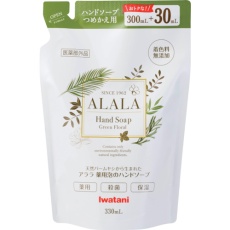 【AHS3-P330】Iwatani アララ 薬用泡のハンドソープ 330ml詰め替えパック
