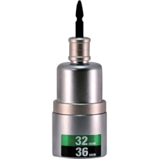 【19960】MUSTTOOL 軸交換式落下防止ダブルソケット6角 差込6.35x対辺32/36mm×全長145mm RBS3236I-6K