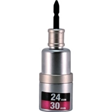【19958】MUSTTOOL 軸交換式落下防止ダブルソケット6角 差込6.35x対辺24/30mm×全長130mm RBS2430O-6K