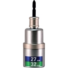 【19959】MUSTTOOL 軸交換式落下防止ダブルソケット6角 差込6.35x対辺27/32mm×全長135mm RBS2732I-6K
