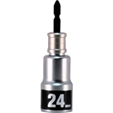 【19946】MUSTTOOL 軸交換式落下防止ソケット6角 差込6.35x対辺24mm×全長115mm RBS24-6K