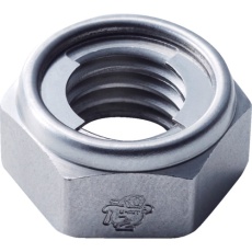【U-NUT-M6-SUS-100P】ゆるみ止めナット U-NUT M6 SUS304 (100入)