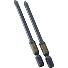 【5202D-82-BG】フジ矢 電動ドライバー用段付ビット (黒金・2本組)+2×82mm