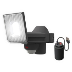【LED-RC810】musashi 5W×1灯スライド型 LED充電式センサーライト