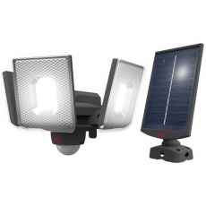 【S-340L】musashi 7.5W×3灯スライド型 LEDソーラーセンサーライト