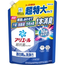 【219183】洗濯洗剤 アリエール 超抗菌ジェル つめかえ用 超特大 860g